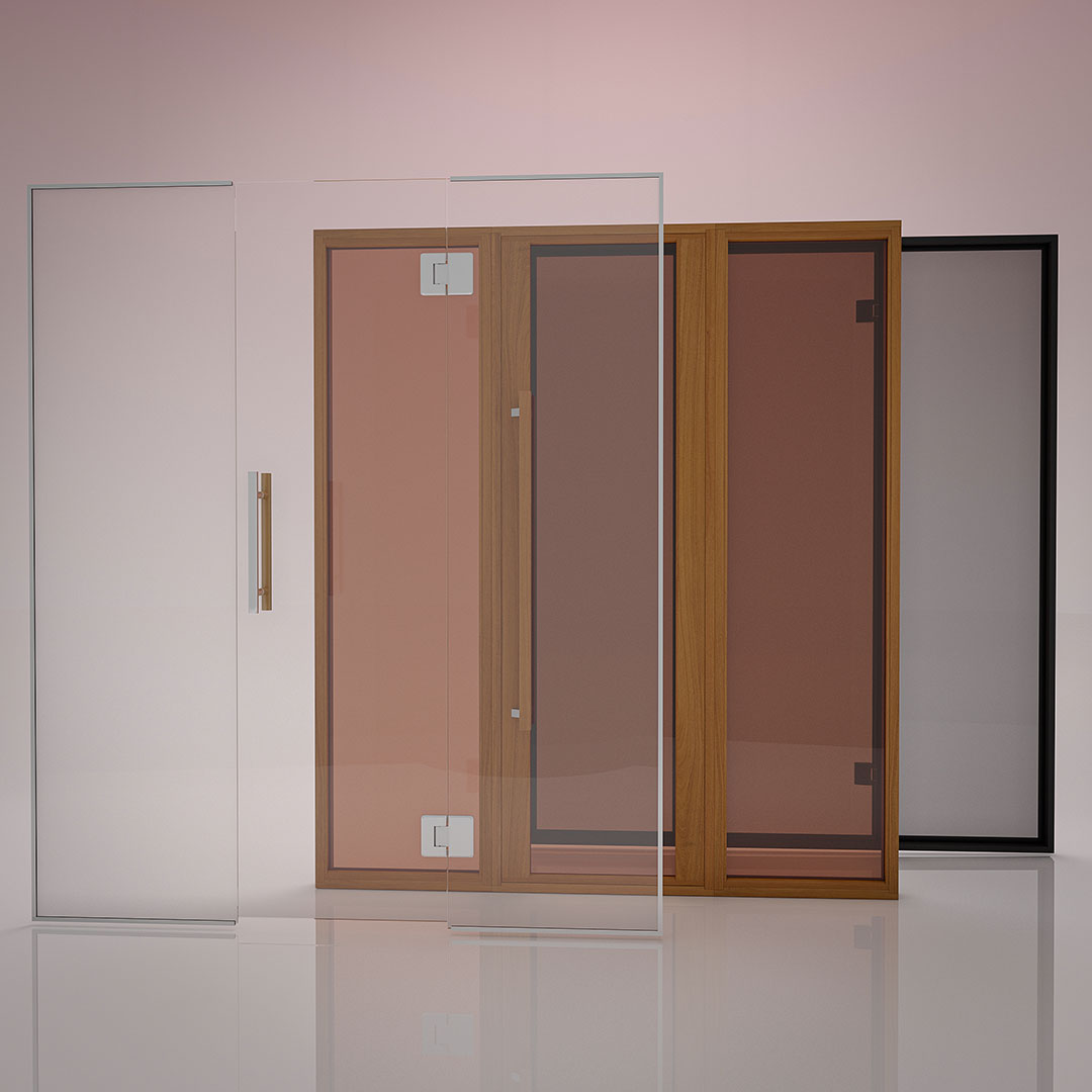 Buy Sauna Glass Walls | The Sauna Door Store x Bsaunas USA