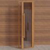 Etna Thermal Aspen Wood Framed Door, Bronze Glass, 690x2100 mm (27 1/8" x 82 3/4") - Image 2