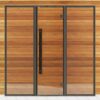 Sauna Glass Wall, Aluminum Framed, Bronze Glass, 7 Feet Wide - Image 2