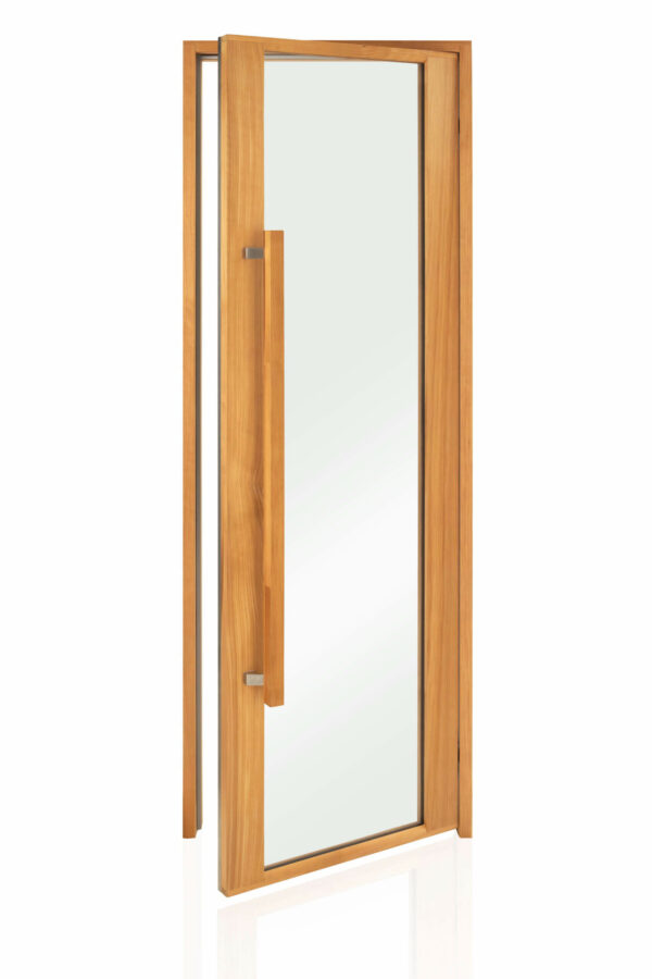 Etna Thermal Aspen Wood Framed Door, Bronze Glass, 1000x2100 mm (39 3/8" x 82 3/4") - Image 15